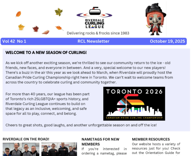 Check out the Riverdale Newsletter for week 1!