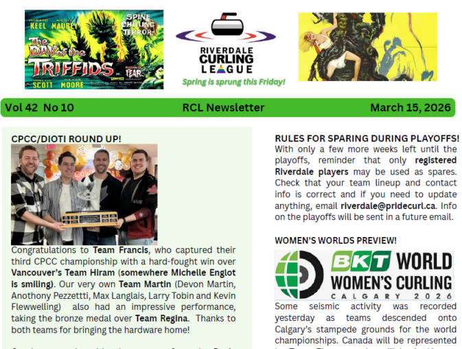 Pay no attention to the new snow, it just wants attention. Look at the newsletter instead!